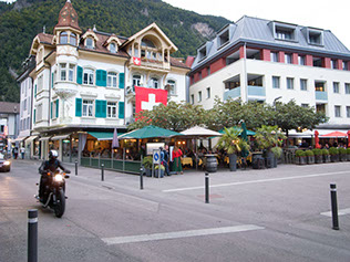 スイスらしい街の風景